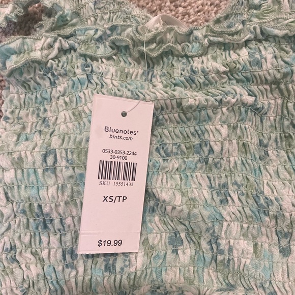 Bluenotes cropped tank - Picture 2 of 3